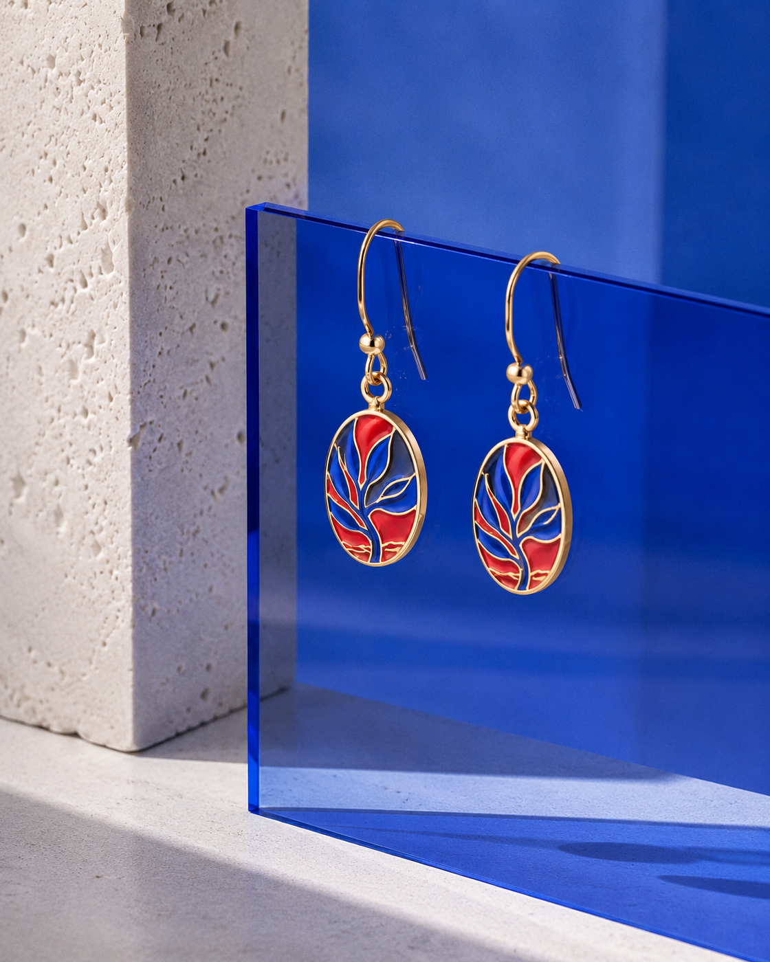 Arc Drop Earrings
